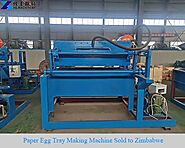 1500 PCS Paper Egg Tray Making Machine Sold to Zimbabwe
