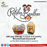 Gift a Personalized Coconut to Your Sister on this Rakhi