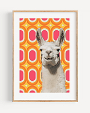 The Arte - Colourful Prints For Living Room | 70s Llama