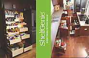 Custom Designed pull out shelves and slide out shelves installed in your existing cabinets