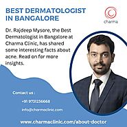 Best Dermatologist in Bangalore - Charma Clinic