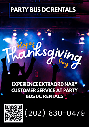 Party Bus DC Rental for Thanksgiving Day