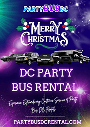 DC Party Bus Rental for Christmas Day