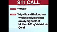 Funny 911 Call bottle of Conditioner