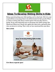 Ideas To Develop Writing Skills In Kids