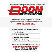 Expedite shipments from across Canada & United States of America