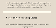 Web Designing Course In Delhi - Infogram