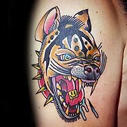 Hyena Tattoo Ideas For Men – Designs For Animal Tattoos