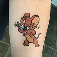 Tom And Jerry Tattoo Ideas For Men – Cartoon Ink Designs