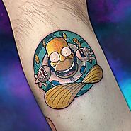 The Simpsons Tattoo Ideas With Bart, Homer, And Lisa Designs