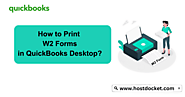 How to print W 2 Forms in QuickBooks Desktop?