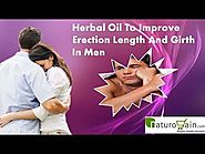 Herbal Oil To Improve Erection Length And Girth In Men
