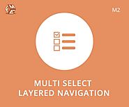 Multi Select Layered Navigation For Magento 2