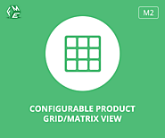 Magento 2 Configurable Product Grid View