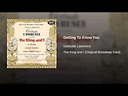 Episode 8 “Fear, and Other Smells” // Getting To Know You by Gertrude Lawrence