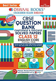 Oswaal CBSE Question Bank Class 12 | Previous Year Solved Paper Chapter-wise | English Core | For Board Exams 2022-2023