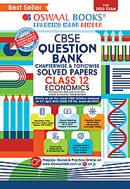 Oswaal CBSE Question Bank Class 12 | Previous Year Solved Paper Chapter-wise | Economics | For Board Exams 2022-2023