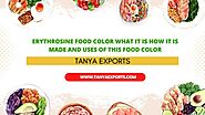 Erythrosine food color What It is how it is made and Uses of this Food Color