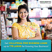 Get Business Loan up to Rs 75 Lacs without Collateral