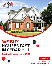 We Buy Houses Fast In Cedar Hill | Five Star Properties