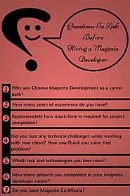 7 Questions to ask before hiring magento developer for you web portal