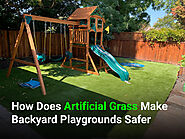 How Does Residential Artificial Grass in Boise, Idaho Make Backyard Playgrounds Safer