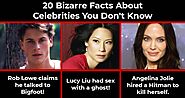 20 Bizarre Facts About Celebrities You Don't Know