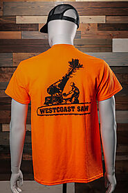 Get our Safety Orange Logo T-Shirt from Westcoast Saw™