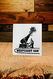 American Westcoast Chainsaw Logo Stickers Online