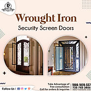 Buy wrought iron security screen doors online