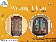 wrought iron doors in india