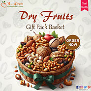 Buy dry fruits gift pack basket