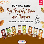 Buy and send dry fruit gift boxes and hampers online