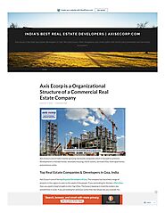 Axis Ecorp is a Organizational Structure of a Commercial Real Estate Company