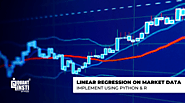 Linear regression on market data - Implemented from scratch in Python and R