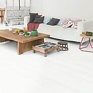 Quick Step Impressive Laminate Flooring White Planks - Floor Land