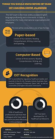 Things You Should Know Before OET Exam
