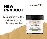 Get Premium CBD Gummies Green Apple, by Kuma Organics