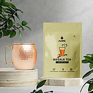 Moringa Masala Tea Premium Gift set with Handmade Copper Mug - Use Code WINTER25 for 25% Off - Auric