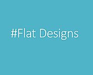 Flat designs for web apps