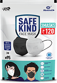 Breathe in safety, breathe out security with Safekind N95 Protective Face Mask.