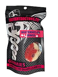 CBD Watermelon Rings with 5 mg Melatonin: Full-Spectrum CBD