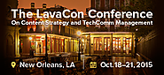 The LavaCon Conference on Content Strategy and TechComm Management