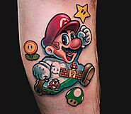 Mario Tattoo Ideas And Designs - Cool Nintendo Tattoos