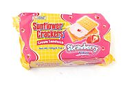 Sarap Now | Sunflower Crackers Strawberry Flavors - Croley Foods