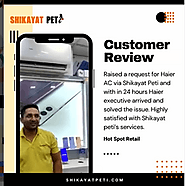 Customer Review for Haier AC Service