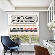 Tips on how to clean window coverings