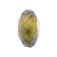 Faceted Glass Beads Yellow