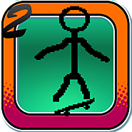 Stick-man Skate-board Extreme Game 2 - Tiny Pocket Boarding Games for Kid and Teen