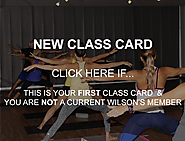 Class Cards - Wilsons Fitness - Wilson's Fitness Center
